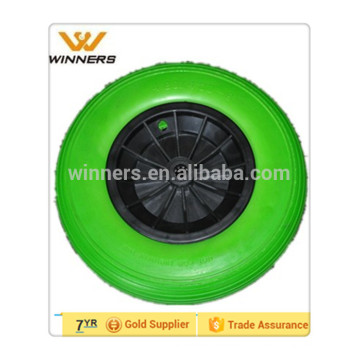 4.80/4.00-8 Flat Free Wheelbarrow tire PU Foam Wheel